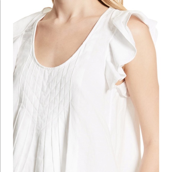 The Great. The Tulip Linen & Cotton Top - Picture 8 of 8